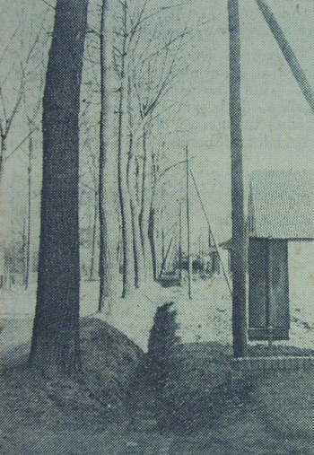 1959. Statt Graben - sollte hier ein B&uuml;rgersteig hin